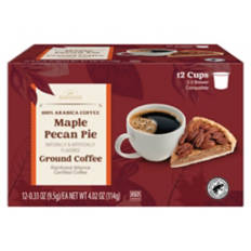 Maple Pecan Pie Ground Coffee Cups, 12 count