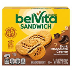 Belvita Chocolate Crunchy Cookies, 5 count