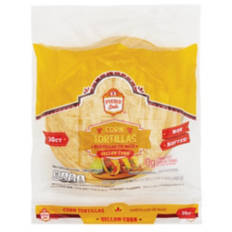 6" Yellow  Corn Tortillas, 30 count