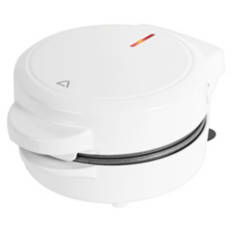 Mini Waffle Maker - Snowflakes, White