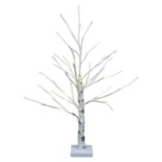 24" Tall Big Indoor LED Birch Tree