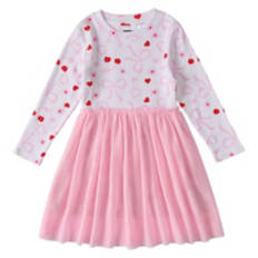 Toddler Valentine's Day Dress - White, 2T