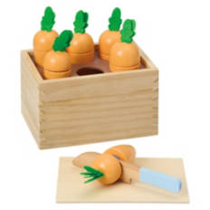 Wooden Carrot Set