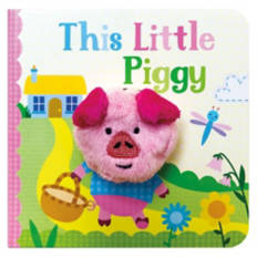 Kids Finger Puppet Board Book - This Little Piggy