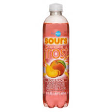 Sour Frost Peach Flavor Sparkling Water, 17 fl oz