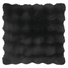 20" x  20" Cozy Accent Pillow, Black Bubble