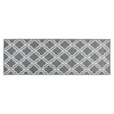 2' x 6 ' Utility Runner - Gray Medallion