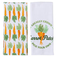 2 Pack Easter Kitchen Towels - Carrot Patch