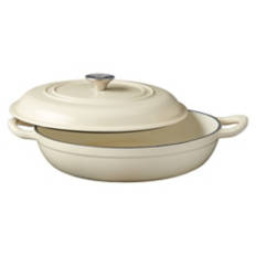 Cast Iron Braiser, Cream