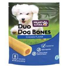 Chicken Flavor Duo Dog Bones, 8 count