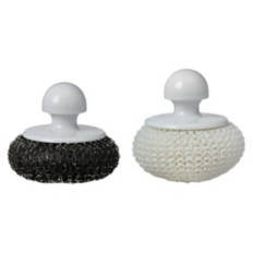 Sink Scrubber Hand Saver, Gray