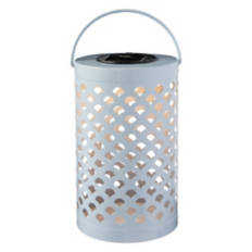 Solar Decorative Metal Lantern, Blue