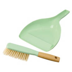 Dustpan & Brush Set, Green
