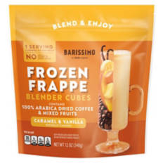Caramel & Vanilla Flavored Frozen Frappe Cubes, 12 oz