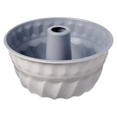Fluted Tube Small Baking Pan, Gray