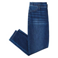Ladies Capri Jeggings - Blue, M