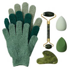 7 Piece Spa Kit Stocking Stuffer - Green