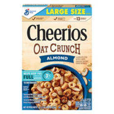 Almond  Oat Crunch Cheerios Cereal, 18.2 oz