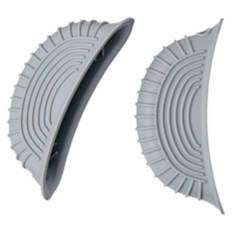2 Pack Silicone Grippers, Gray