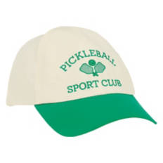 Men's OR Ladies Premium Cap - Cream/Green, One Size