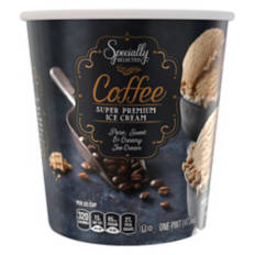 Coffee Super Premium Ice Cream, 16 fl oz