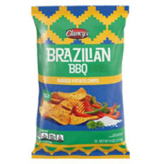 Brazilian BBQ Flavored Ridged Potato Chips, 9 oz