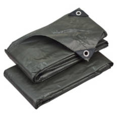 6' x  8' Medium Duty Tarp - Green, 2 pack