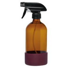 Amber Cleaning Glass Spray Bottle, Maroon