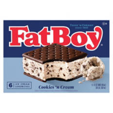 Cookie 'n Cream Ice Cream Sandwiches, 6 count
