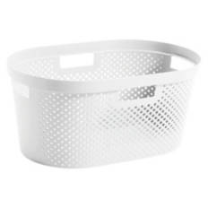 Laundry Basket, White