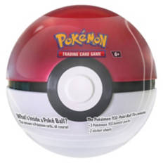 Pokémon Pokeball Tin with Trading Cards - Assorted Varieties
