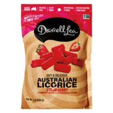 Soft Strawberry Flavored Australian Licorice, 7 oz