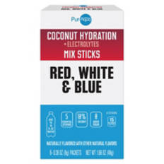 Red White Blue - Coconut Hydration Sticks, 6 count
