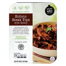 Sirloin Steak Tips With Gravy, 16 oz