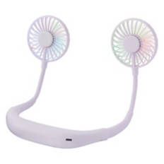 USB Rechargeable Neck Fan, Purple