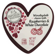 Valentine's Day Wensleydale with Raspberry & White Chocolate Cheese, 5.3 oz
