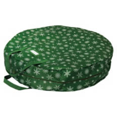 Holiday Wreath Storage Bag, Green