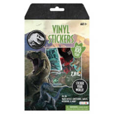100 Reusable Vinyl Stickers - Jurassic World
