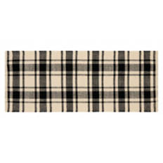 24" x 60" Handwoven Runner - Woodland Black