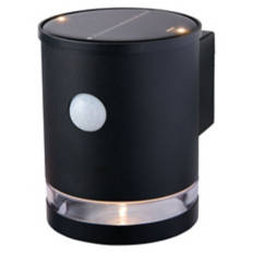 Round Solar Wall Spot, Black