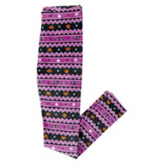 Ladies Halloween Ultra Plush Legging - Fairisle, L