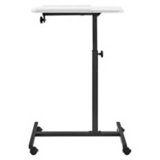 Rolling Laptop Desk, White