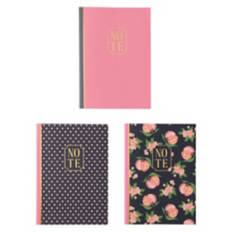 3 Pack Notebook Set - Dark Color