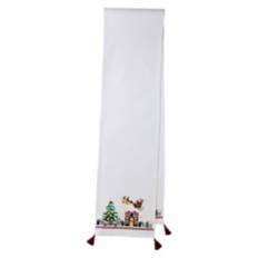 14" x 108" Holiday Table Runner - Santa