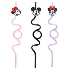 3 Pack Silly Straws - Mickey & Minnie