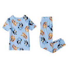 2 Piece Toddler Bluey Character Pajama Set, 2T