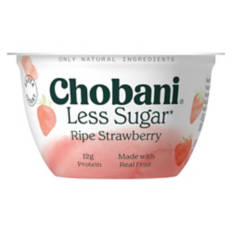 Less Sugar Ripe Strawberry Greek Yogurt, 5.3 oz