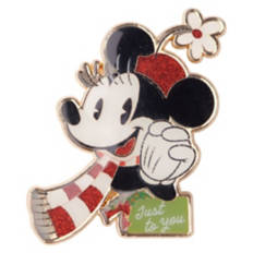 Premium Holiday Character Vintage Pin - Mickey