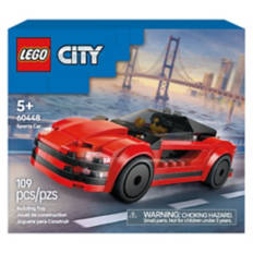 City Red Sports Car Building Blocks, 109 pieces