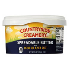 Spreadable Butter with Olive Oil and Sea Salt, 15 oz